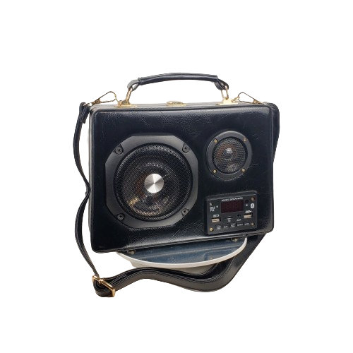 Multi Novelty Speaker Crossbody Bag