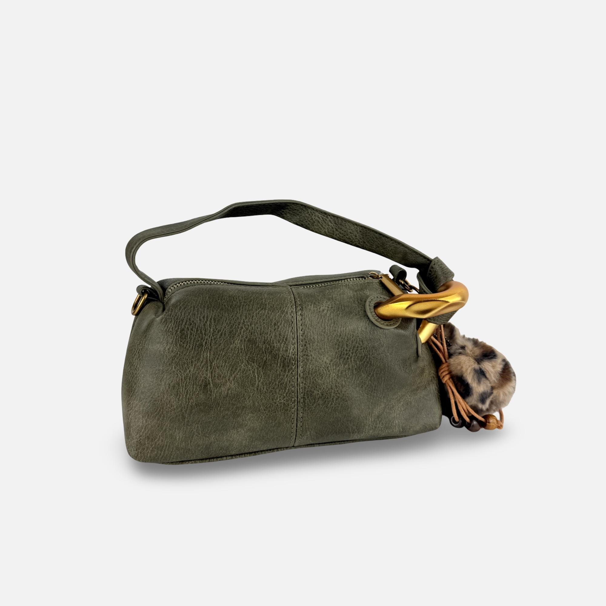 Multi Color Mini Barrel Shoulder Bag