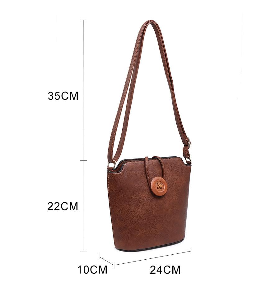 Multi Color Small Bucket Crossbody Bag