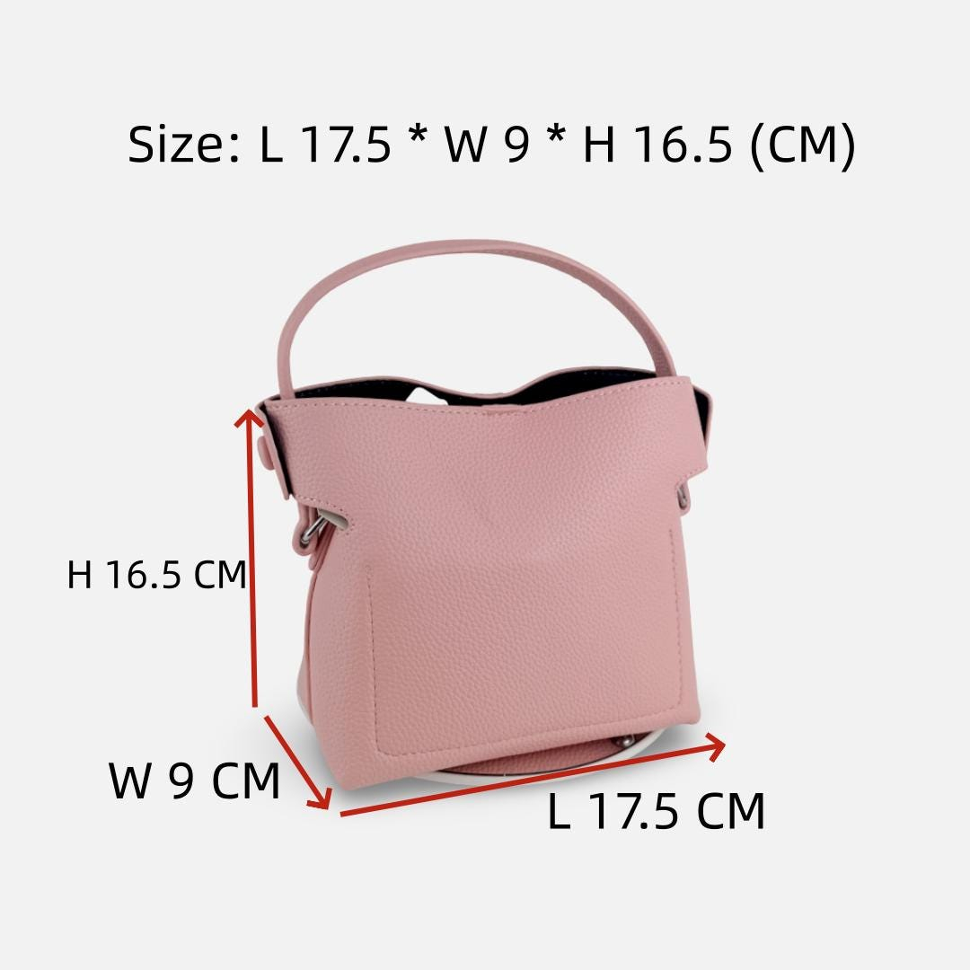 Multi Color Mini Bucket Handbag