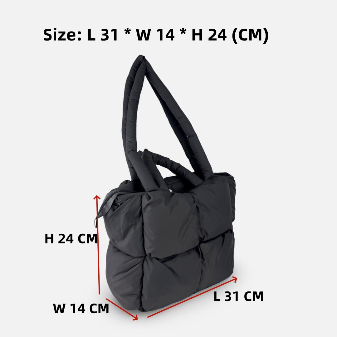Waterproof Quilted Winter Handbag for Daily Use