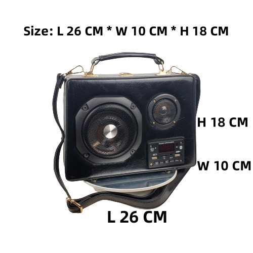 Multi Novelty Speaker Crossbody Bag