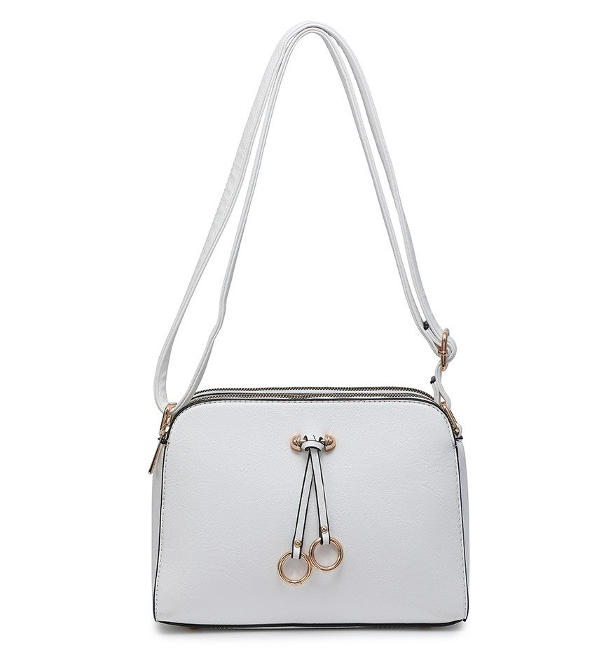 Multi color small faux leather shoulder bag